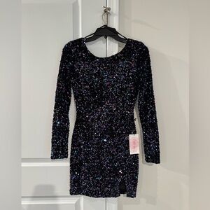 Gorgeous Crystal Sky Dress